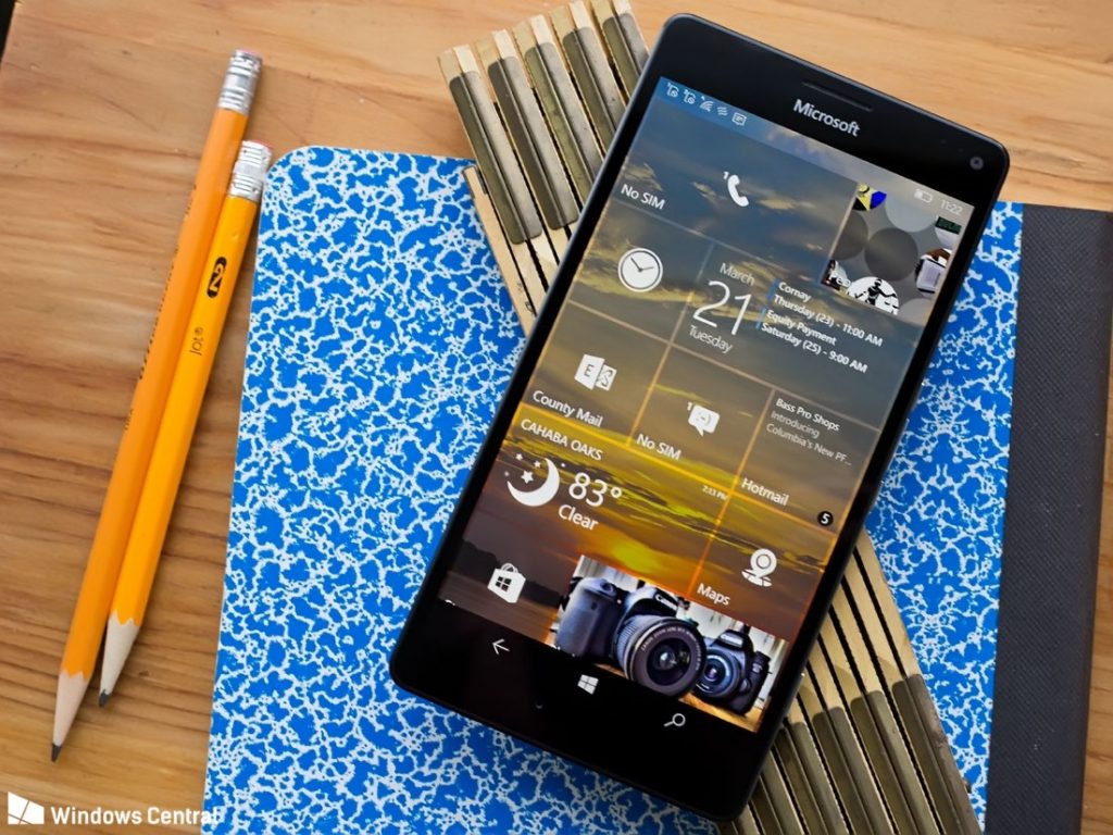 Microsoft Windows 10 Mobile Version